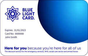 10% discount for blue-lights card holders